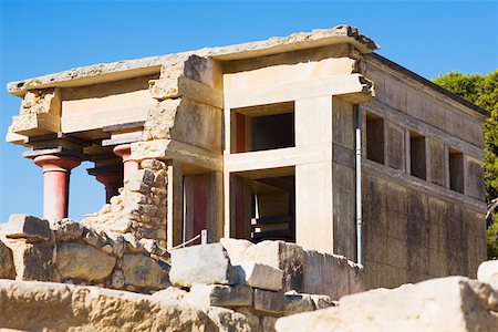 Old ruins of a palace, Knossos, Crete, Greece Stock Photo - Premium Royalty-Free, Code: 625-01752485