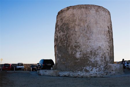 Ruines d'un moulin à vent traditionnel, Mykonos, Iles Cyclades, Grèce Photographie de stock - Premium Libres de Droits, Code: 625-01752573