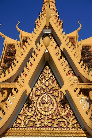 simsearch:625-01752736,k - Vue en coupe haute d'un palais, le Palais Royal, Phnom Penh, Cambodge Photographie de stock - Premium Libres de Droits, Code: 625-01752737