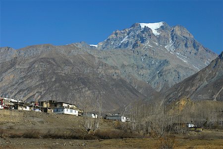 simsearch:625-01752967,k - Häuser vor einem Berg, Annapurna Range, Himalaya, Nepal Stockbilder - Premium RF Lizenzfrei, Bildnummer: 625-01752925