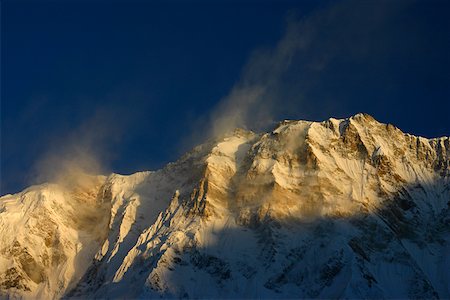simsearch:625-01752967,k - Sonnenlicht im Schnee bedeckt Berg, Deorali, Annapurna Range, Himalaya, Nepal Stockbilder - Premium RF Lizenzfrei, Bildnummer: 625-01752978