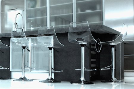 Interiors of a kitchen Stock Photo - Premium Royalty-Free, Code: 625-02265898