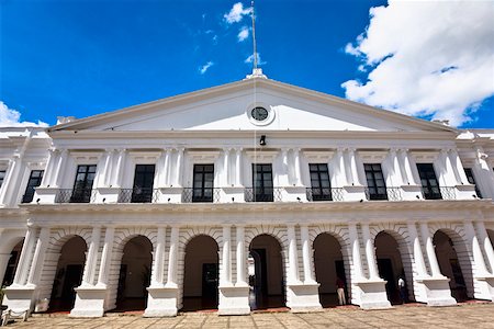 san cristobal de las casas - Fassade des Rathauses, San Cristobal De Las Casas, Chiapas, Mexiko Stockbilder - Premium RF Lizenzfrei, Bildnummer: 625-02267874