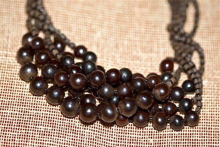 pearl necklace - Close-up of a bead necklace, Izamal, Yucatan, Mexico Stock Photo - Premium Royalty-Free, Code: 625-02267975