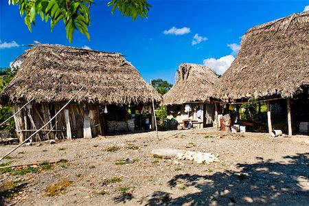 Houses in a village, Hidalgo, Papantla, Veracruz, Mexico Stock Photo - Premium Royalty-Free, Code: 625-02268075