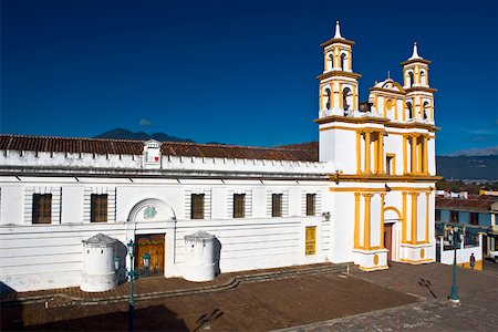 simsearch:625-00805837,k - Facade of a church, San Cristobal De Las Casas, Chiapas, Mexico Stock Photo - Premium Royalty-Free, Code: 625-02268079