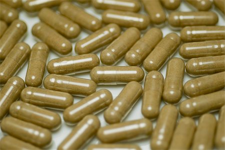 prescribed - Close-up of capsules Stock Photo - Premium Royalty-Free, Code: 625-02926538