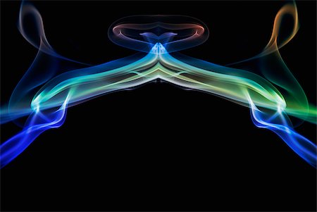 Close-up of multi-colored smoke Stock Photo - Premium Royalty-Free, Code: 625-02926678