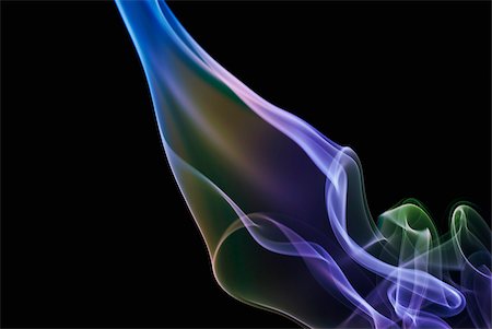 Close-up of multi-colored smoke Foto de stock - Sin royalties Premium, Código: 625-02926735