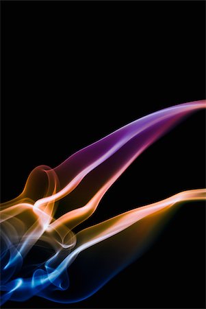 Close-up of multi-colored smoke Foto de stock - Sin royalties Premium, Código: 625-02927142