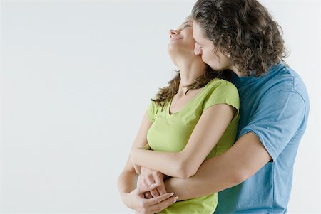 Close-up of a young couple romancing Stock Photo - Premium Royalty-Free, Code: 625-02927156