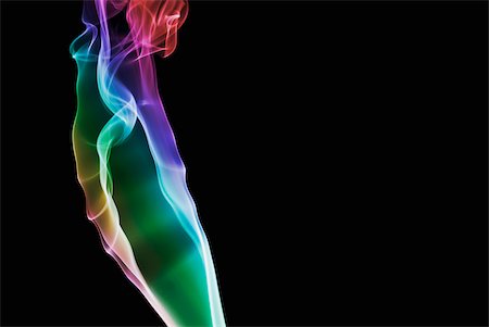 smoke with transparent background - Close-up of multi-colored smoke Stock Photo - Premium Royalty-Free, Code: 625-02927179