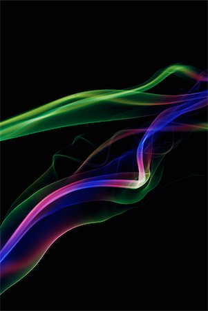 smoke with transparent background - Close-up of multi-colored smoke Foto de stock - Sin royalties Premium, Código: 625-02927290