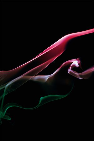 Close-up of multi-colored smoke Fotografie stock - Premium Royalty-Free, Codice: 625-02927384