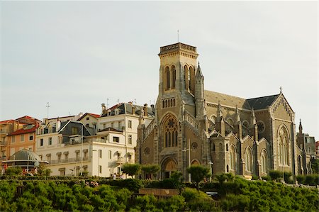 simsearch:625-02928039,k - Cathédrale de la ville, Eglise Sainte Eugénie, Biarritz, France Photographie de stock - Premium Libres de Droits, Code: 625-02927548