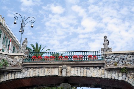 santa margherita ligure - Low angle view of a bridge, Italian Riviera, Via Antonio Gramsci, Santa Margherita Ligure, Genoa, Liguria, Italy Stock Photo - Premium Royalty-Free, Code: 625-02927898