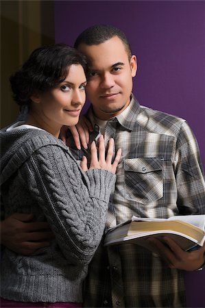 simsearch:625-02929730,k - Portrait of a young couple romancing Foto de stock - Sin royalties Premium, Código: 625-02929859