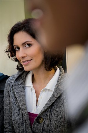 Portrait of a young woman smiling Stock Photo - Premium Royalty-Free, Code: 625-02929864