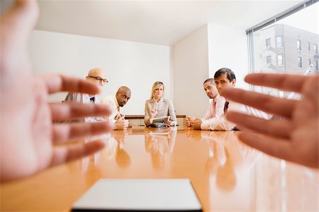 diverse leaders - Business executives discussing in a meeting Stock Photo - Premium Royalty-Free, Code: 625-02930148