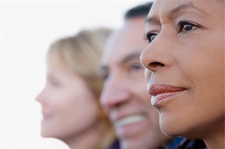 simsearch:625-02932402,k - Close-up of a senior woman with her friends Stock Photo - Premium Royalty-Free, Code: 625-02930277