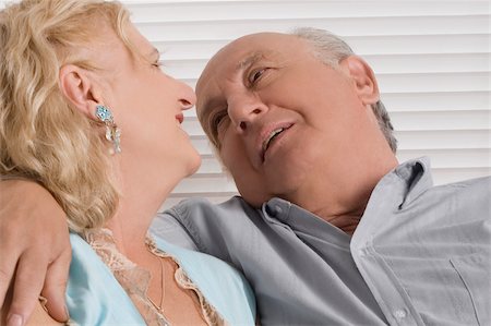 simsearch:625-00841593,k - Close-up of a senior couple smiling Stock Photo - Premium Royalty-Free, Code: 625-02931104