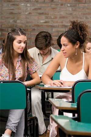 simsearch:625-02929760,k - University students studying in a classroom Stock Photo - Premium Royalty-Free, Code: 625-02932011