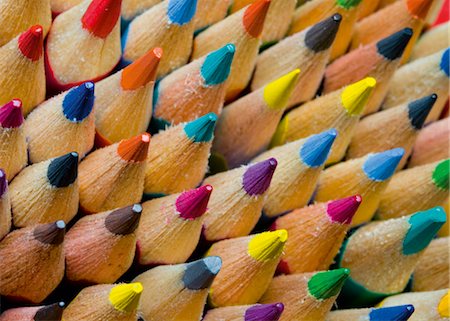 pastel (color) - Crayons de couleur Photographie de stock - Premium Libres de Droits, Code: 628-05817389