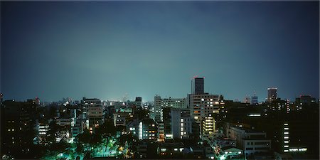 Cityscape of Tokyo, Japan Foto de stock - Sin royalties Premium, Código: 628-05817475