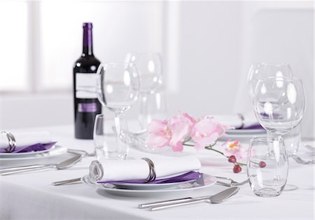 simsearch:649-08238864,k - Festive laid table Stock Photo - Premium Royalty-Free, Code: 628-05817579