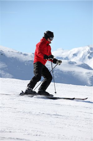 simsearch:853-05840902,k - Skier in Hochfuegen, Zillertal, Tyrol, Austria Stock Photo - Premium Royalty-Free, Code: 628-07072434