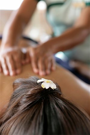 simsearch:628-00919233,k - Young girl having a massage Stock Photo - Premium Royalty-Free, Code: 628-00919224