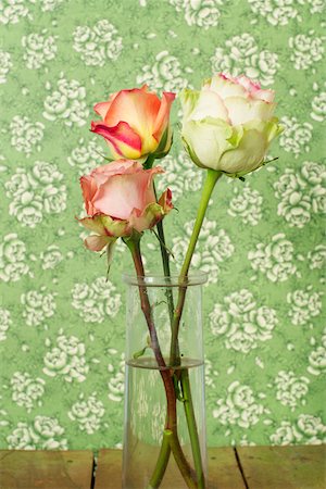simsearch:640-01364617,k - Roses in a vase Foto de stock - Sin royalties Premium, Código: 628-01279284