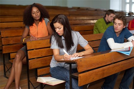 relationships and cheating - A multi ethnic group in an auditory, selective focus Stock Photo - Premium Royalty-Free, Code: 628-01279365