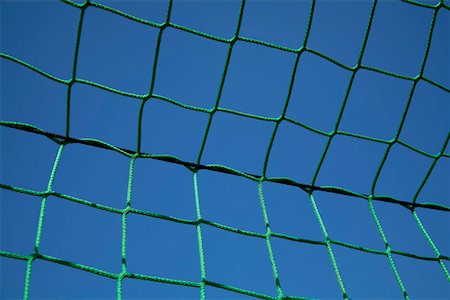 Close-up of a soccer net Stock Photo - Premium Royalty-Free, Code: 628-01494969
