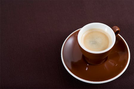 saucer - A cup of coffee Stock Photo - Premium Royalty-Free, Code: 628-01639022
