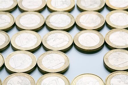 simsearch:628-01712179,k - Missing one Euro coin Stock Photo - Premium Royalty-Free, Code: 628-01712198