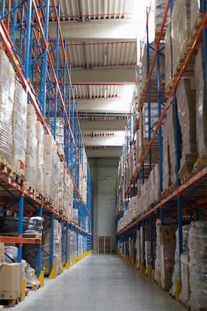 depot - Shelves in a warehouse Stock Photo - Premium Royalty-Free, Code: 628-01877968