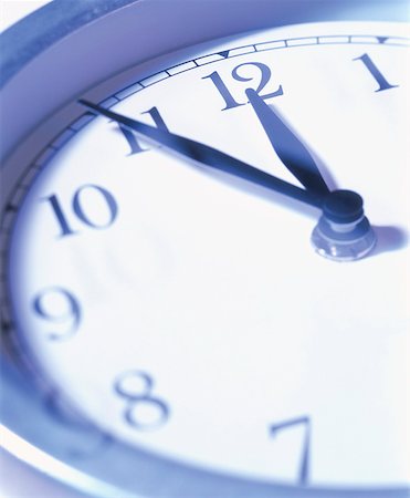 Five minutes to twelve o\'clock Stock Photo - Premium Royalty-Free, Code: 628-02062467