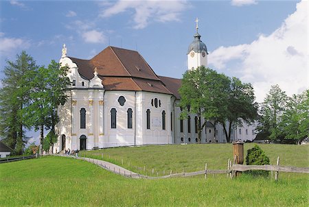 Pilgrimage Church of Wies, Bavaria, Germany Stock Photo - Premium Royalty-Free, Code: 628-02953883