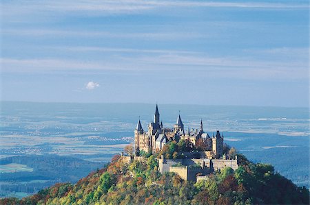 Hohenzollern Castle, Baden-Wuerttemberg, Germany Foto de stock - Sin royalties Premium, Código: 628-02953893