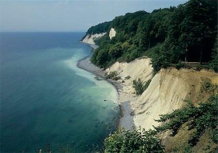 Chalk cliffs, Ruegen, Mecklenburg-Western Pomerania, Germany Stock Photo - Premium Royalty-Free, Code: 628-02953906