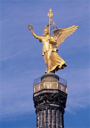 simsearch:614-03981603,k - Siegessäule mit Viktoria, Berlin, Deutschland Stockbilder - Premium RF Lizenzfrei, Bildnummer: 628-02953976