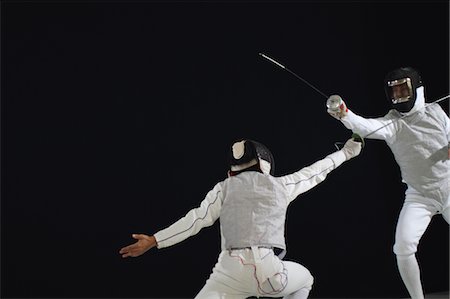 fight (physical) - Fencing Stock Photo - Premium Royalty-Free, Code: 622-05390811