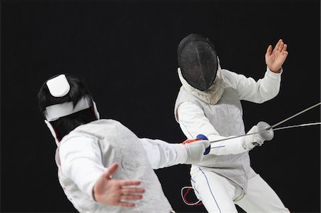 pelea (física) - Fencing Foto de stock - Sin royalties Premium, Código: 622-05390856