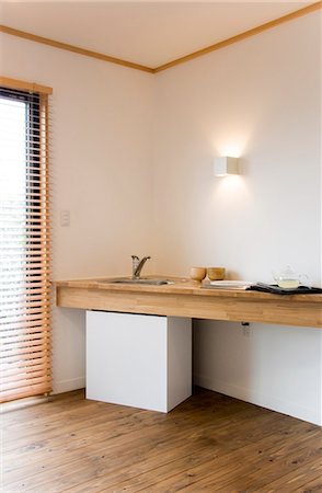 simsearch:649-06829416,k - Blinds In Kitchen Foto de stock - Sin royalties Premium, Código: 622-06009875