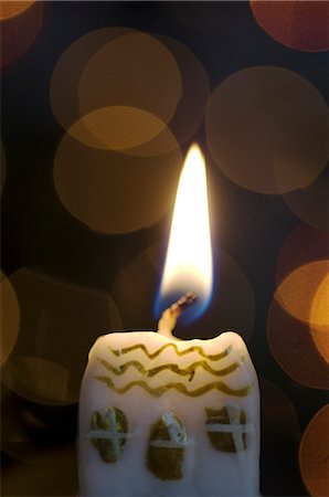 Decorative Candle Foto de stock - Sin royalties Premium, Código: 622-06009910