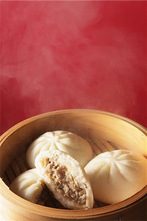 simsearch:622-06163876,k - Hot Dumpling With Red Background Stock Photo - Premium Royalty-Free, Code: 622-06163879