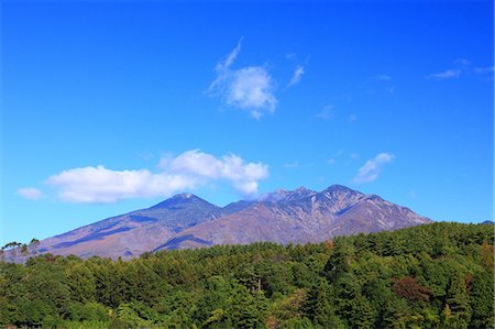 simsearch:622-06190849,k - Beautiful View Of Trees And Mountain Range Stock Photo - Premium Royalty-Free, Code: 622-06190814