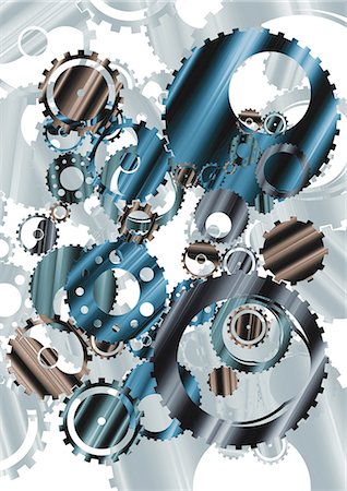 Machine Gears Stock Photo - Premium Royalty-Free, Code: 622-06190936