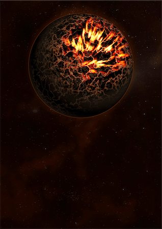 simsearch:622-06190929,k - Digitally Manipulated Sphere Of Flames On Black Background Stock Photo - Premium Royalty-Free, Code: 622-06190988